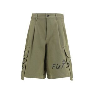 Comme Des Garçons Bicolor Cotton Bermuda Men's Shorts
